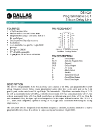 Datasheet DS1020-50 manufacturer Dallas